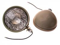 UF42615     Head Light Kit-(2 Lights)--Gray--Coned Back--6 Volt--Restoration Quality